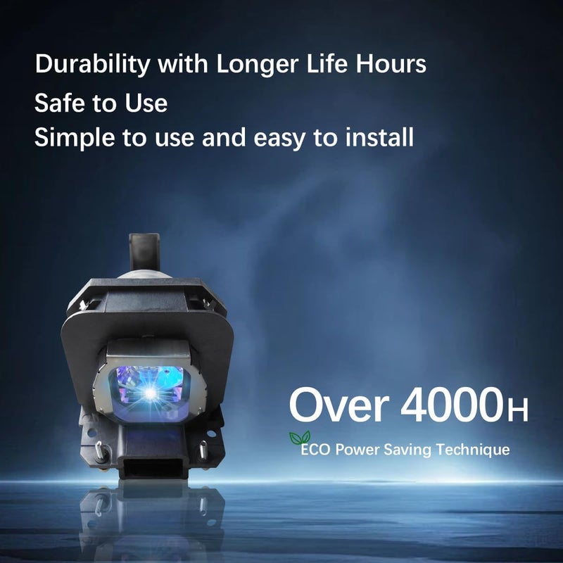 SORNEICDR مصباح بديل لجهاز العرض ET-LAX100 متوافق مع باناسونيك PT-AX200U AX100U AX200E AX200 TH-AX100 AX100E AX100، مع هيكل - Image 4